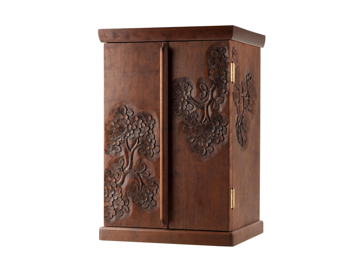 仏壇２枚扉　大　桜　BC-026